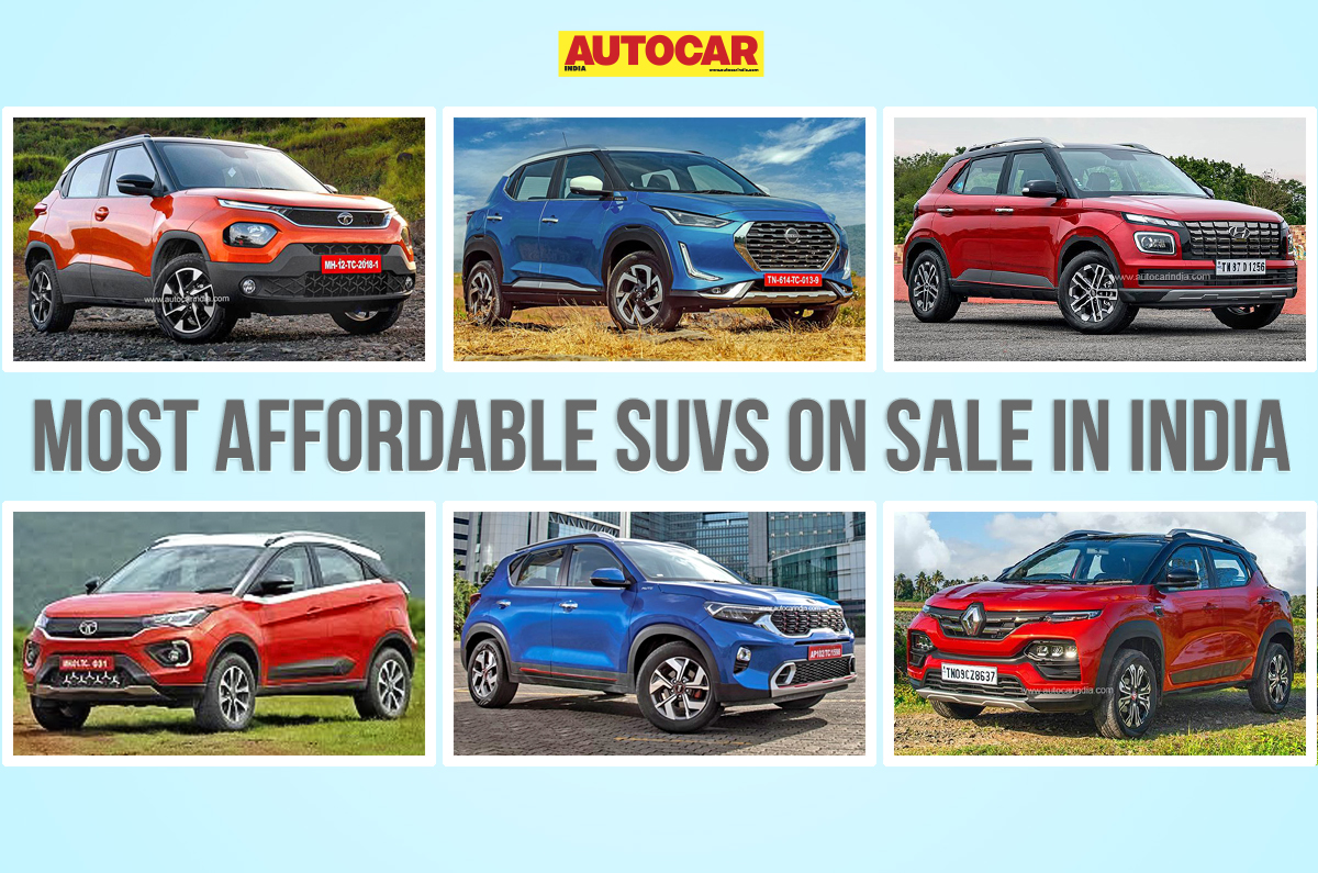 Most affordable SUVs on sale Tata Punch, Nissan Magnite, Renault Kiger
